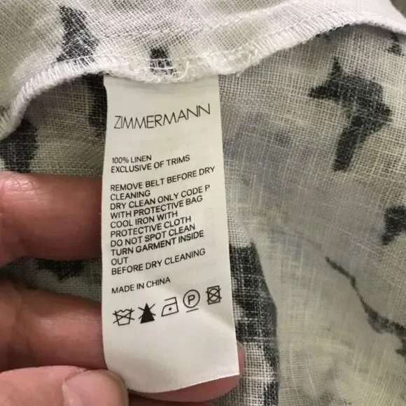 NWOT zimmermann ninety-six shirt dress - Picture 14 of 15